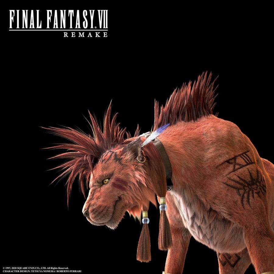 Final Fantasy VII Remake Red XIII Character Art