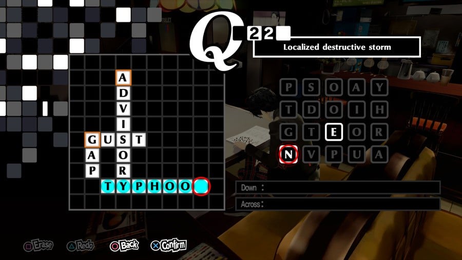 All the Persona 5 Royal crossword puzzle answers an dates 