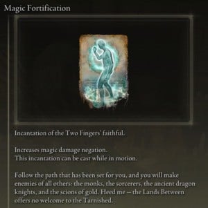 Elden Ring: Support Incantations - Magic Fortification