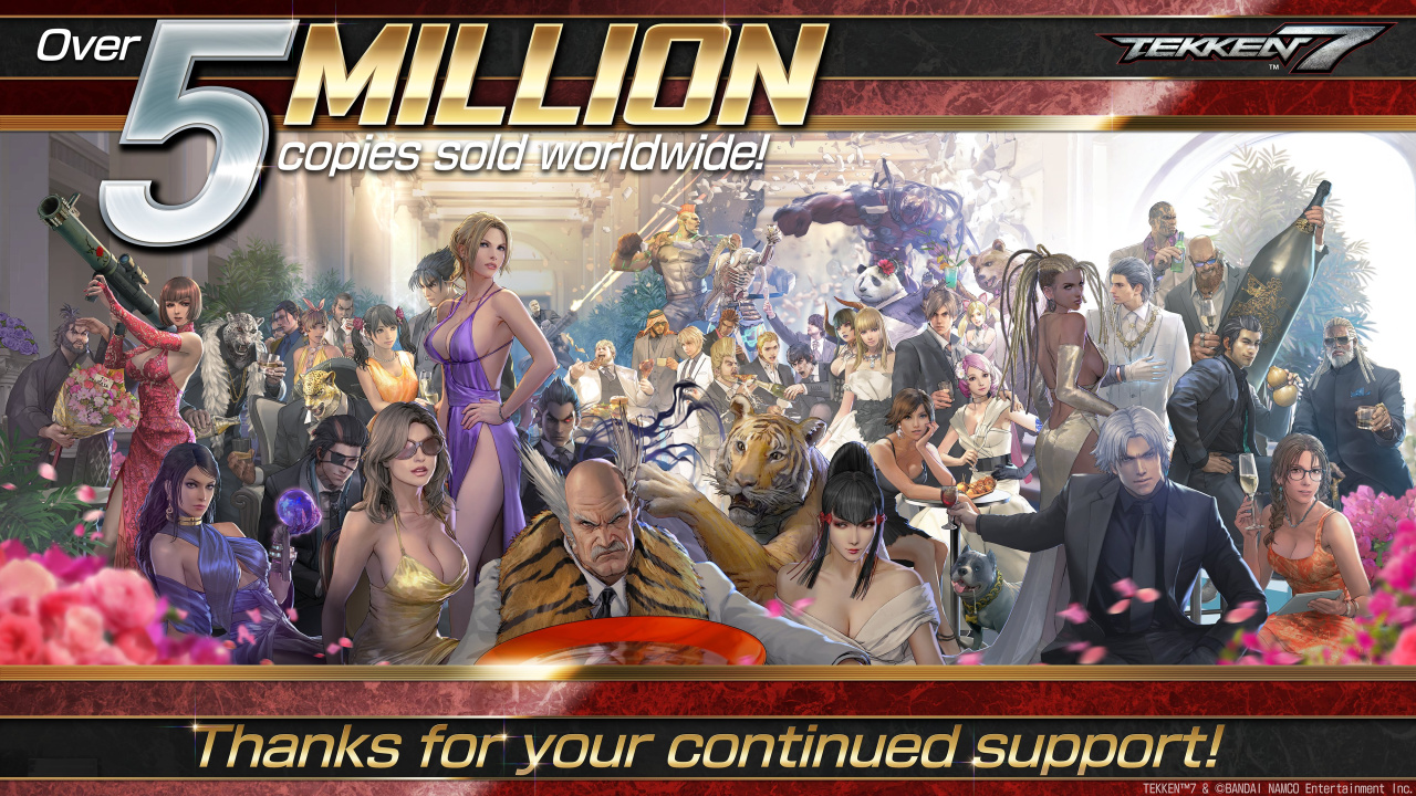 Tekken 7 Celebrates 5 Million Copies Sold With Updated Character