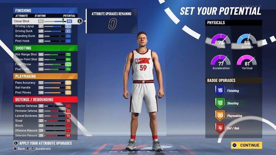 NBA 2K21 Best PS4 Small Forward Build Attributes