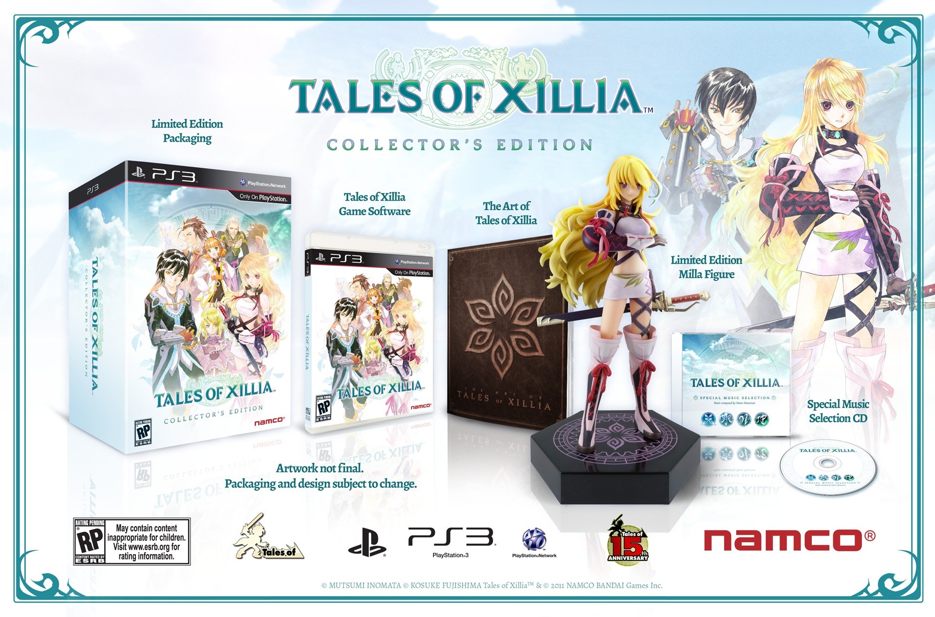 Tales Of Xillia Pour PS3 - Version Japonaise NTSC-J - Jeu D'action-aventure En Très Bon état