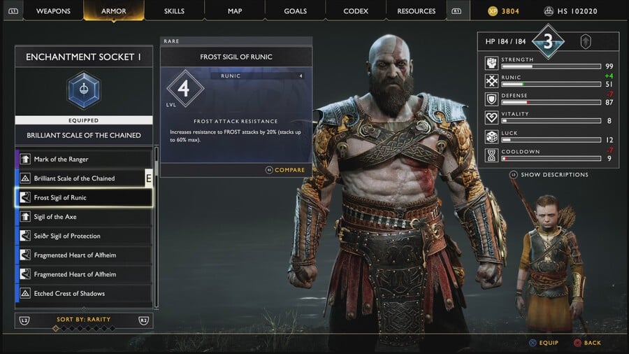 God of War Font Size Accessibility 2