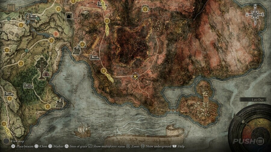 Nomadic Merchant Caelid Highway South Key Map