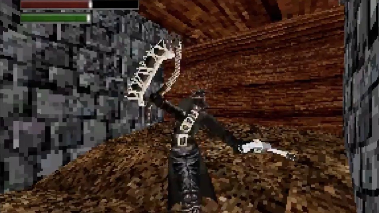 This PS1 Era Bloodborne Demake is the Right Case