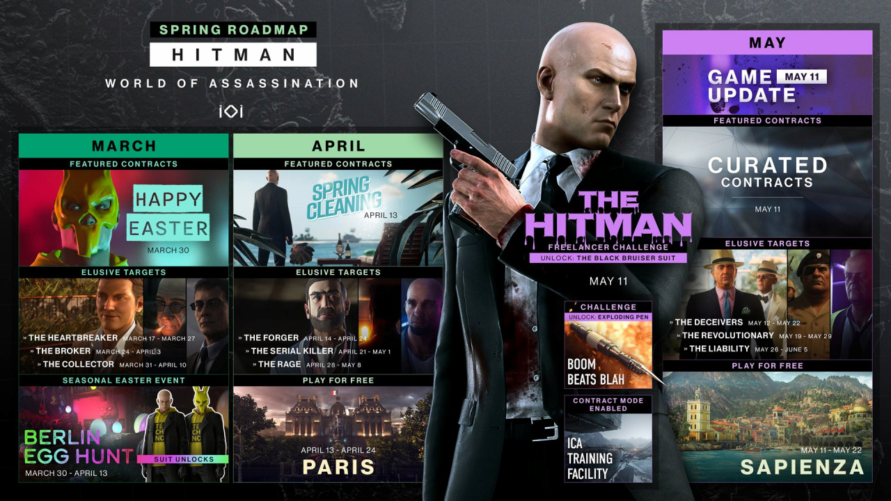 Hitman: World of Assassination está disponível; detalhes