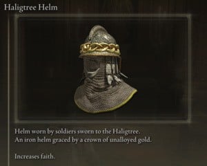 Elden Ring: All Individual Armour Pieces - Haligtree Helm
