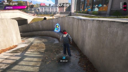 Tony Hawk's Pro Skater 3 + 4: College Walkthrough - All Park Goals and Collectibles 71