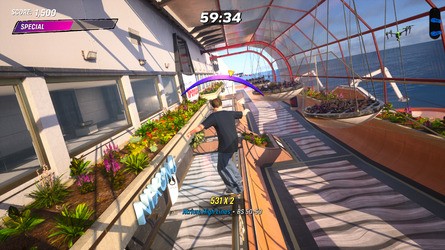 Tony Hawk's Pro Skater 3 + 4: Cruise Ship Walkthrough - All Park Goals and Collectibles 54