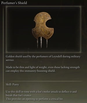 Elden Ring: Small Shields - Perfumer's Shield