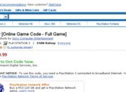 Amazon.com Selling Playstation Network Content