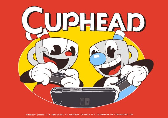 Animated Arcade Game Cuphead Skipping PS4