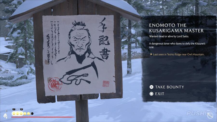Ghost of Yotei: All Bounties and Where to Find Them Guide 70