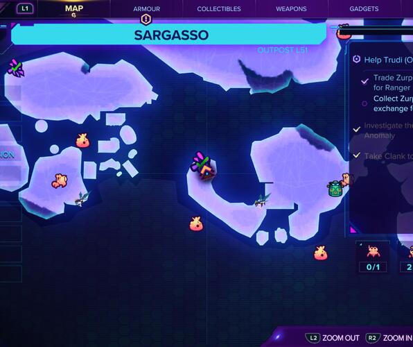 Ratchet & Clank: Rift Apart: Sargasso (Outpost L51) - All Collectibles: Spybots, Gold Bolts, Armour, CraiggerBears 13