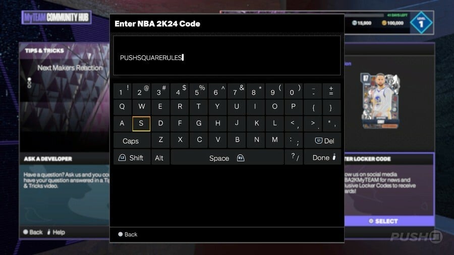 NBA 2K24: Semua kod loker 2