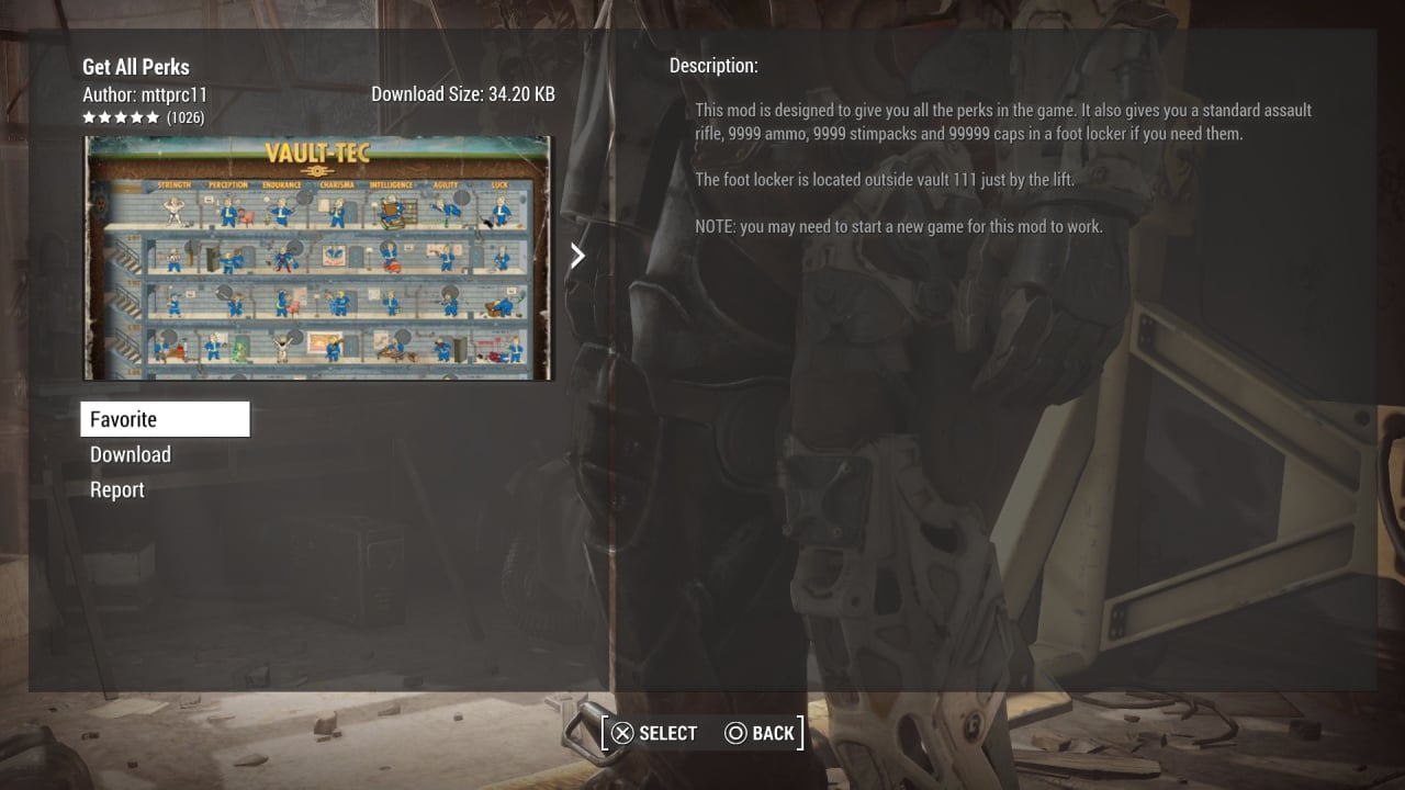 How To Download And Install Fallout 4 Mods On Ps4 Guide Push Square