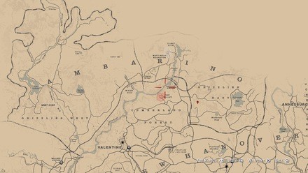 Red Dead Redemption 2 location treasure maps online 