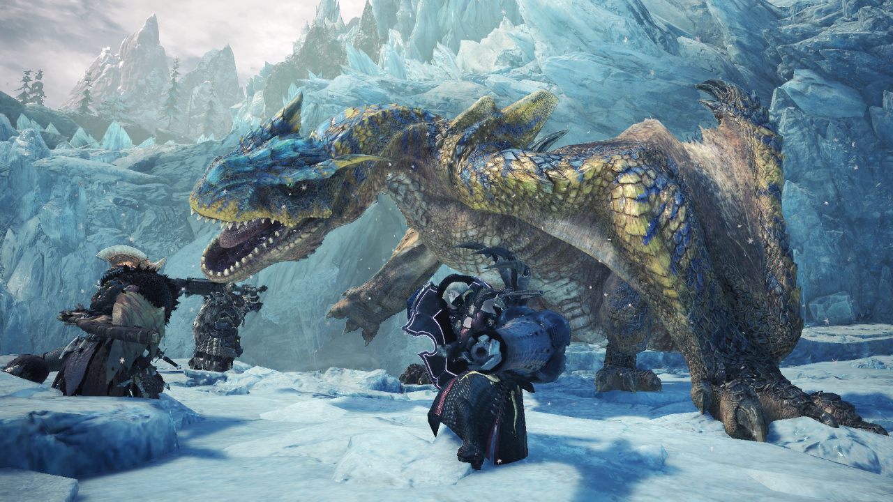 特撮 MONSTER HUNTER WORLD: ICEBORNE Monster Hunter World Iceborne S.H.Monsterarts Thunder Wolf