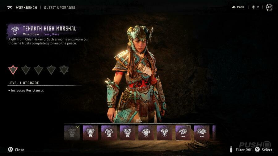 Horizon Forbidden West Outfits Armor Guide PS5 PS4 Tenakth High Marshal