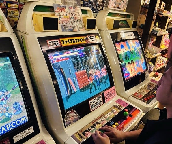 Akihabara's famous Super Potato store has been pillaged by foreigners, who've exported its best stock out of the country. Nevertheless, having read about this shop for years in gaming magazines, actually being inside its hallowed multi-storey walls felt like a pilgrimage to me.