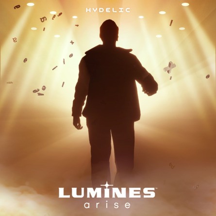 Cover art for the Lumines Arise OST (left) and 'Arise' single (right).