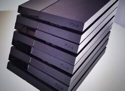 These Stacked PS4 Consoles Look Like a Sturdy Statue
