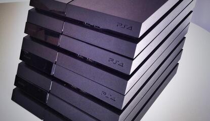 These Stacked PS4 Consoles Look Like a Sturdy Statue