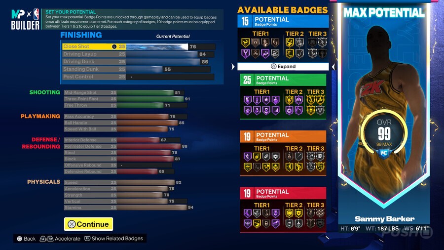 NBA 2K23: Best Shooting Guard Builds 16