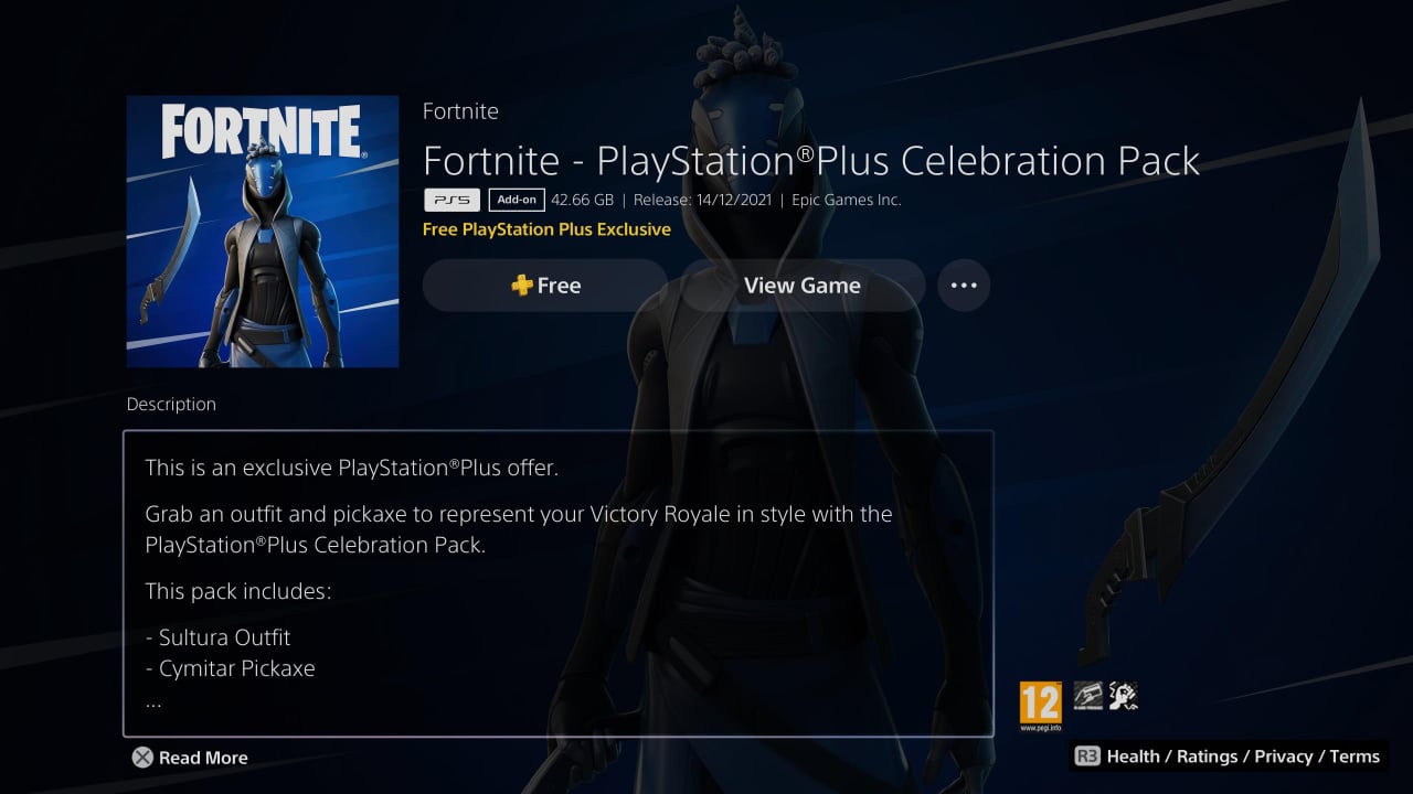 Fortnite conta com vários itens gratuitos para membros PlayStation Plus