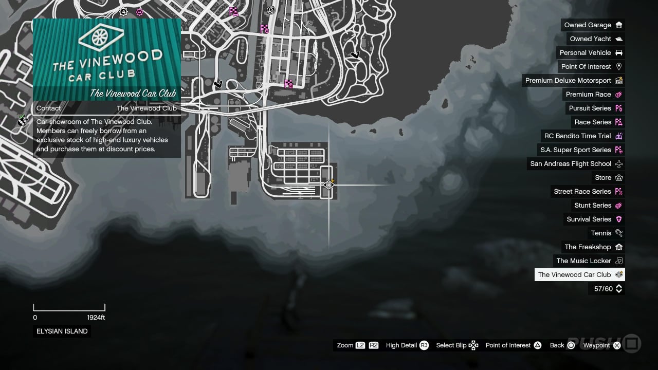 gta car club location