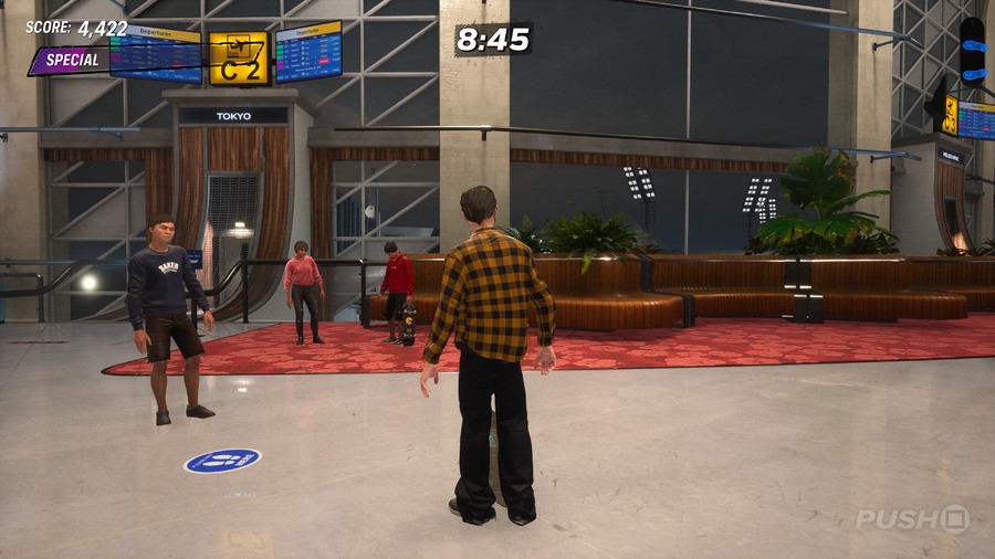 Tony Hawk's Pro Skater 3 + 4: Airport Walkthrough - All Park Goals and Collectibles 13