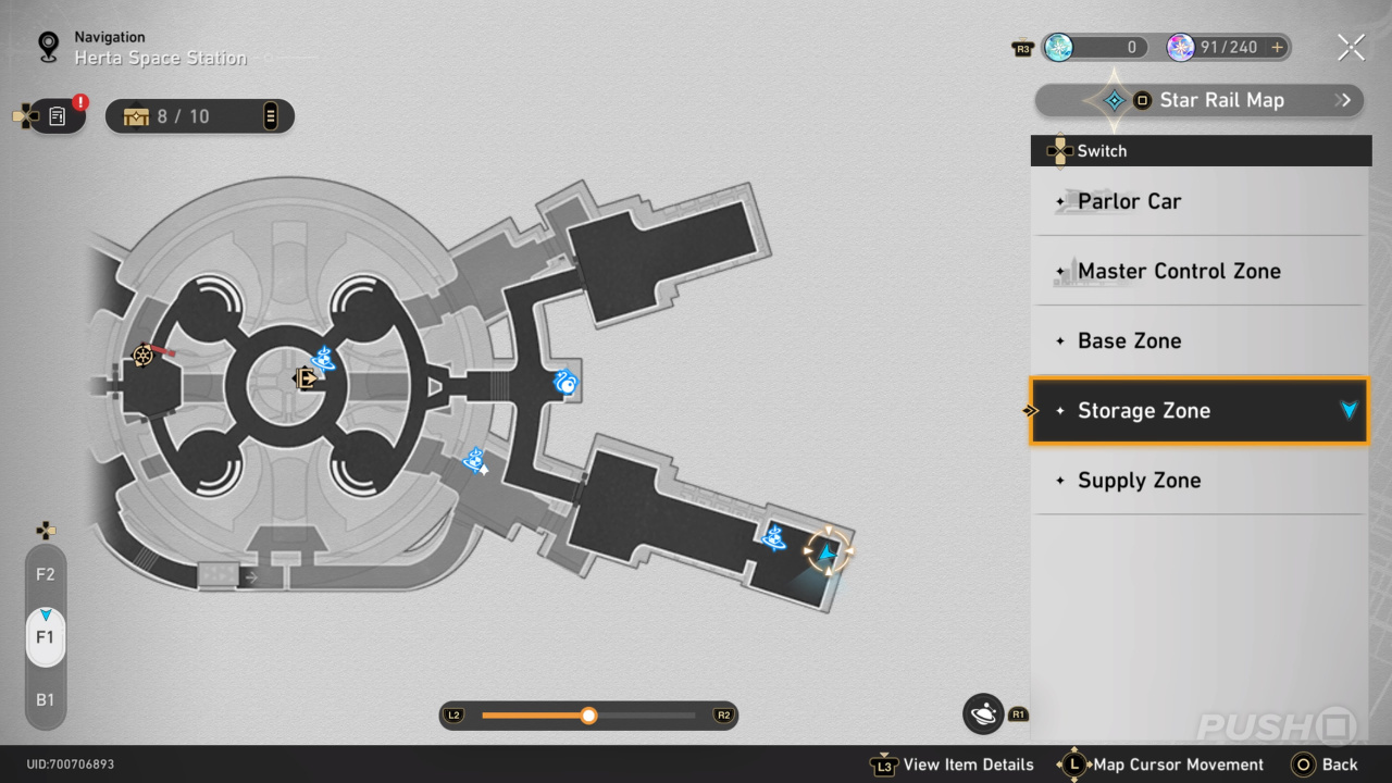 Honkai: Star Rail Herta Space Station treasure locations and map