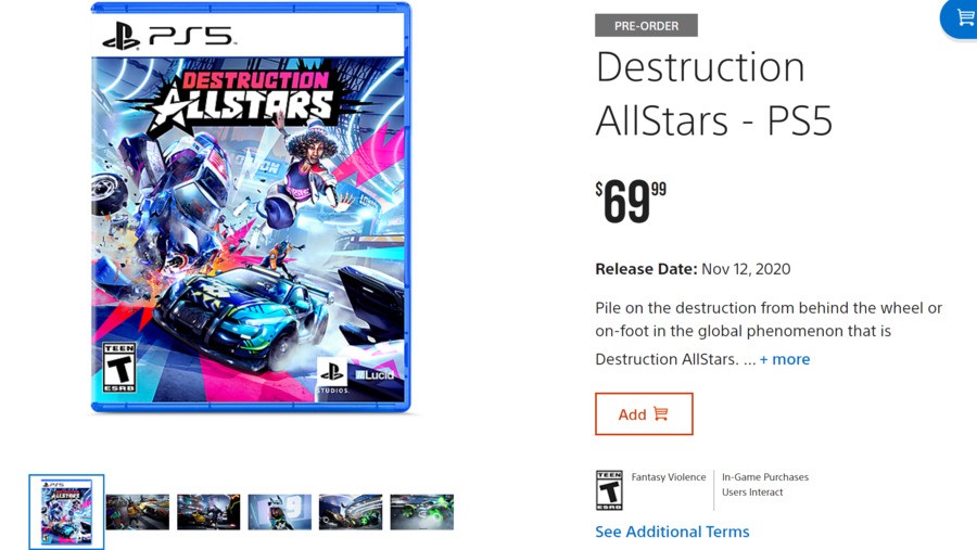 Destruction AllStars PS5 PlayStation 5 2