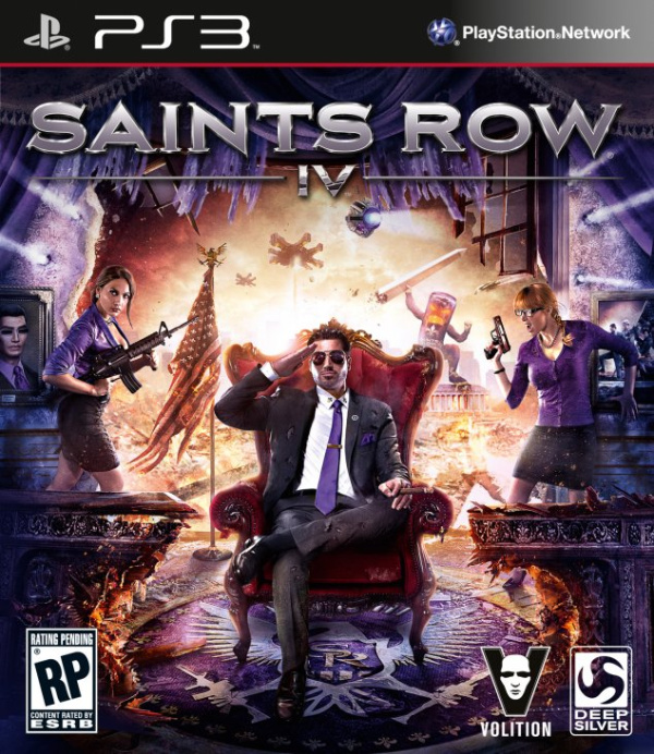 Saints Row 2 PS3 Xbox 360 Rare Promo Small Poster / Ad Page Framed