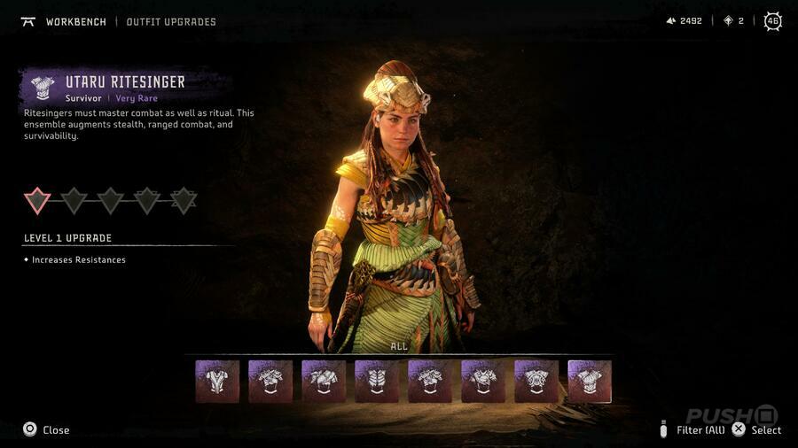 Horizon Forbidden West Outfits Armour Guide PS5 PS4 Utaru Ritesinger