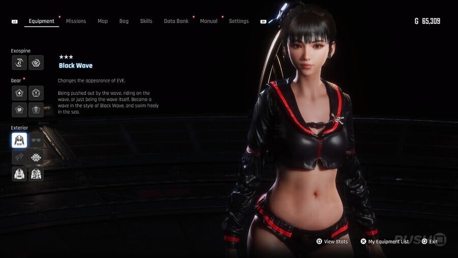 Stellar Blade "Black Wave" Outfit