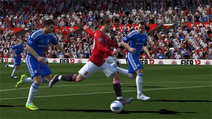 FIFA Vita allows you to pass into space using the system's touch screen.