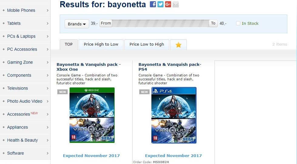 CoverArt Comparision: Bayonetta/Vanquish