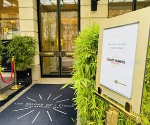 Our demo was conducted in the basement of the swanky Napoleon hotel, just a stone's throw away from the Arc de Triomphe