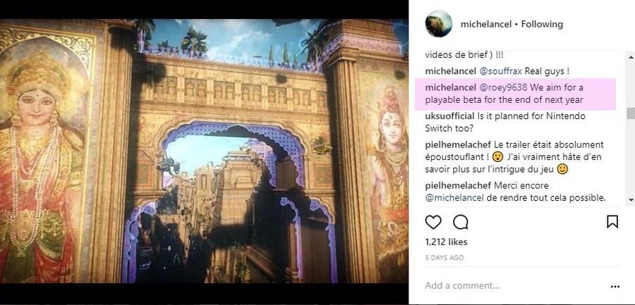 Beyond Good & Evil 2 Beta Michel Ancel Instagram