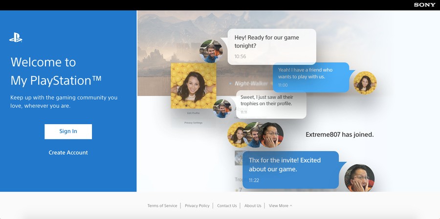 Sony Announces My PlayStation, a Browser Based PSN Portal | Push Square