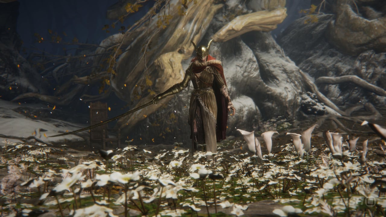 In Elden Ring (2022), Malenia, Blade of Miquella, introduces herself in her  cutscene and does it again each time she kills the player. This is done to  help Elden Ring players avoid