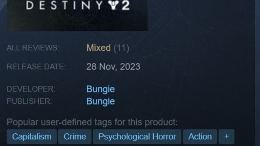 Bungie Removed Destiny 2 Starter Pack from Steam Store