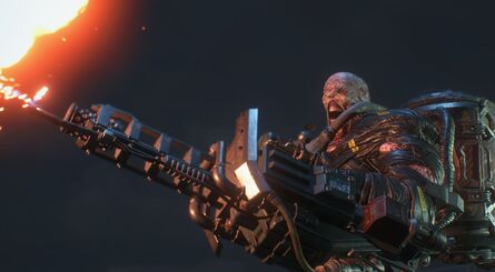 RE3 Nemesis And Flamethrower