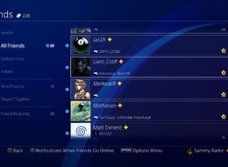 PS4 Friends List Displays the Console You're Playing On