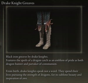 Elden Ring: All Full Armour Sets - Drake Knight Set - Drake Knight Greaves