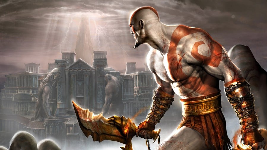 Why does Kratos have that red body tattoo?