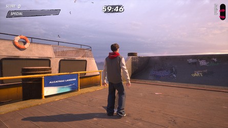 Tony Hawk's Pro Skater 3 + 4: Alcatraz Walkthrough - All Park Goals and Collectibles 13