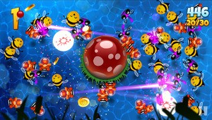 Rolled up newspapers at the ready