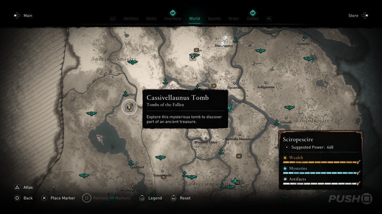 Assassin's Creed Valhalla: Full world map and treasure guide